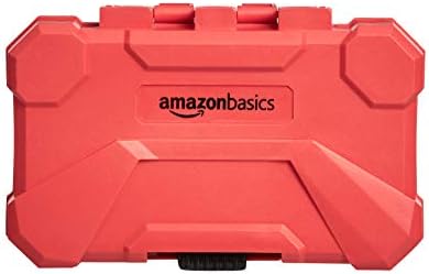 Amazon Basics 42-Piece Impact Screwdriver Bit Set with Phillips, Slotted and Torx Bits, Portable Storage Case