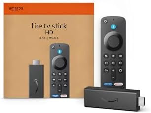 Amazon Fire TV Stick HD, free and live TV, Alexa Voice Remote, smart home controls, HD streaming