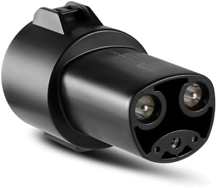 Lectron J1772 to Tesla Adapter 80 Amp (240V) - EV Charging Adapter Compatible with Tesla Model S/3/X/Y/Cybertruck and All Electric Vehicles in the NACS Alliance (Black)
