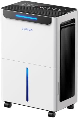 1600 Sq.ft Dehumidifier for Basement - 21 Pints, Drain Hose & Humidity Control Large Room Dehumidifiers for Home, RV, Bathroom, Bedroom - 3 Modes & 24H Timer White
