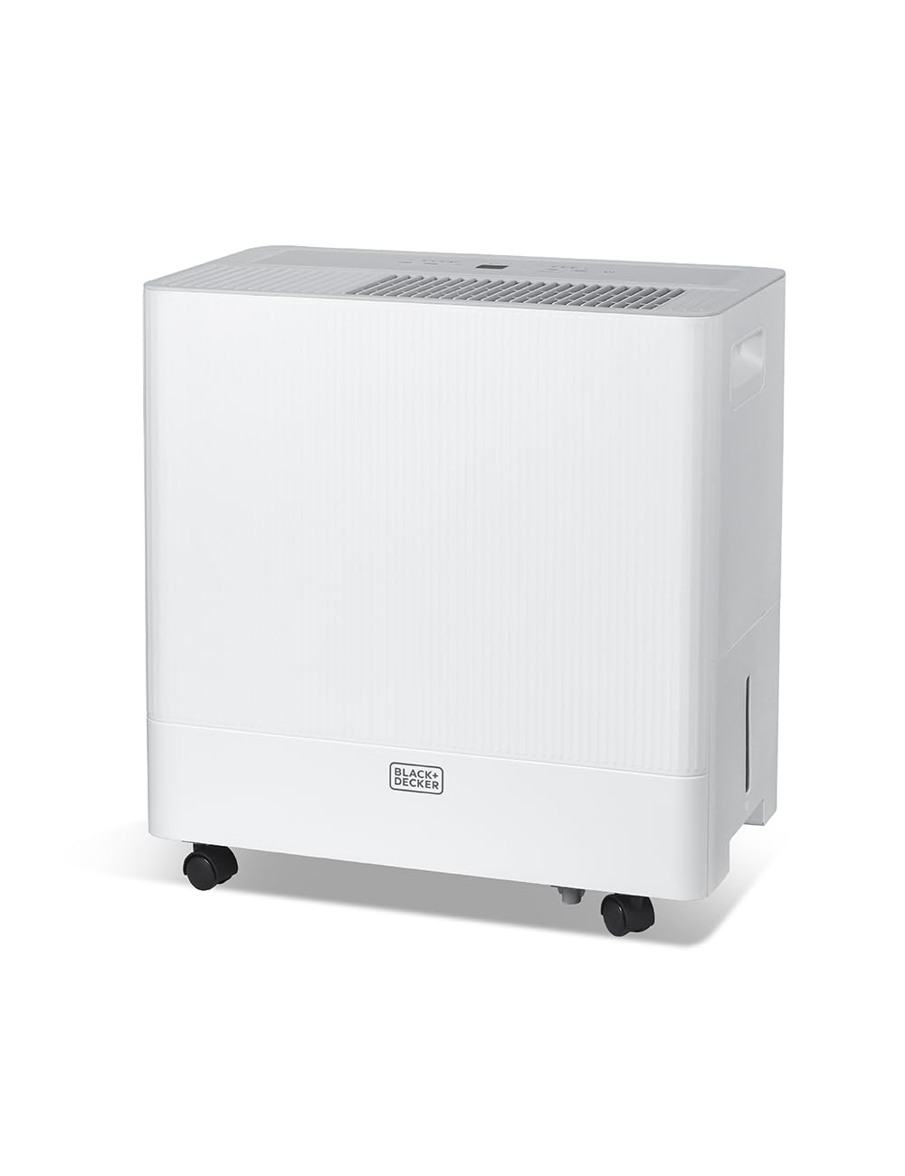 BLACK+DECKER 1000 Sq. Ft. Dehumidifier for Home, Bedroom and Basement, Up To 9 Pints Per Day, ENERGY STAR Certified, 3.3-Pint Bucket, LED Display, Auto Defrost & Restart, BDT08TW, White