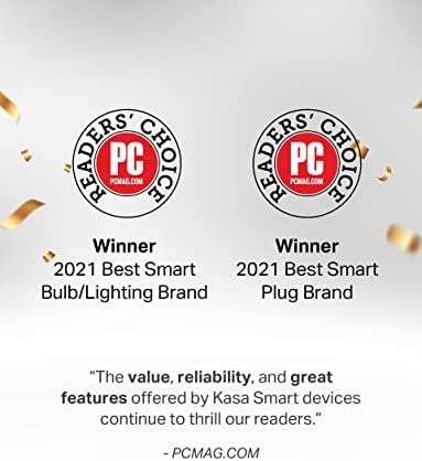 Kasa Outdoor Smart Plug, Smart Home Wi-Fi Outlet Timer, Max Load 15A/1875W, IP64 Weather Resistance, Compatible with Alexa, Google Home & SmartThings, No Hub Required, ETL Certified(KP401)