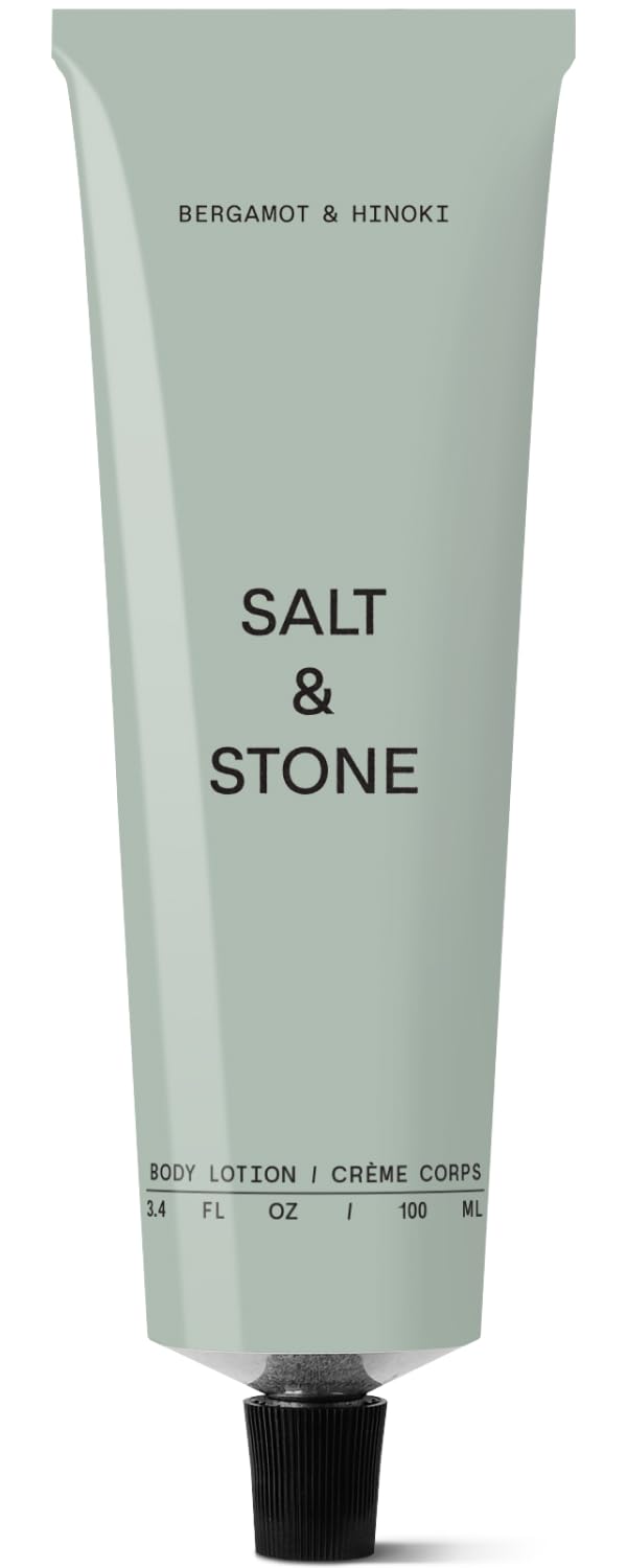 Salt & Stone Body Lotion for Women & Men | Santal & Vetiver | Hydrates, Nourishes & Softens Skin | Restores Dry Skin | Fast-Absorbing | Cruelty-Free & Vegan | 3.4 fl oz