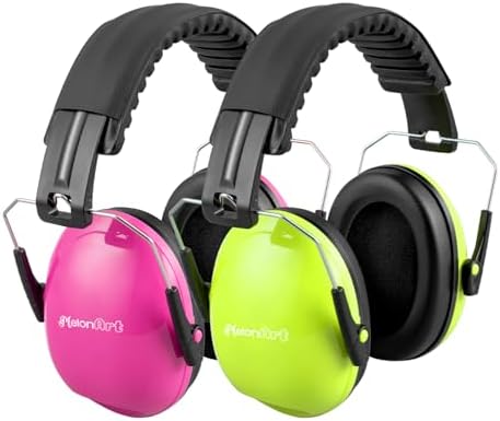MelonArt Noise Cancelling Headphones for Kids Toddler Ear Protection 2 Pack