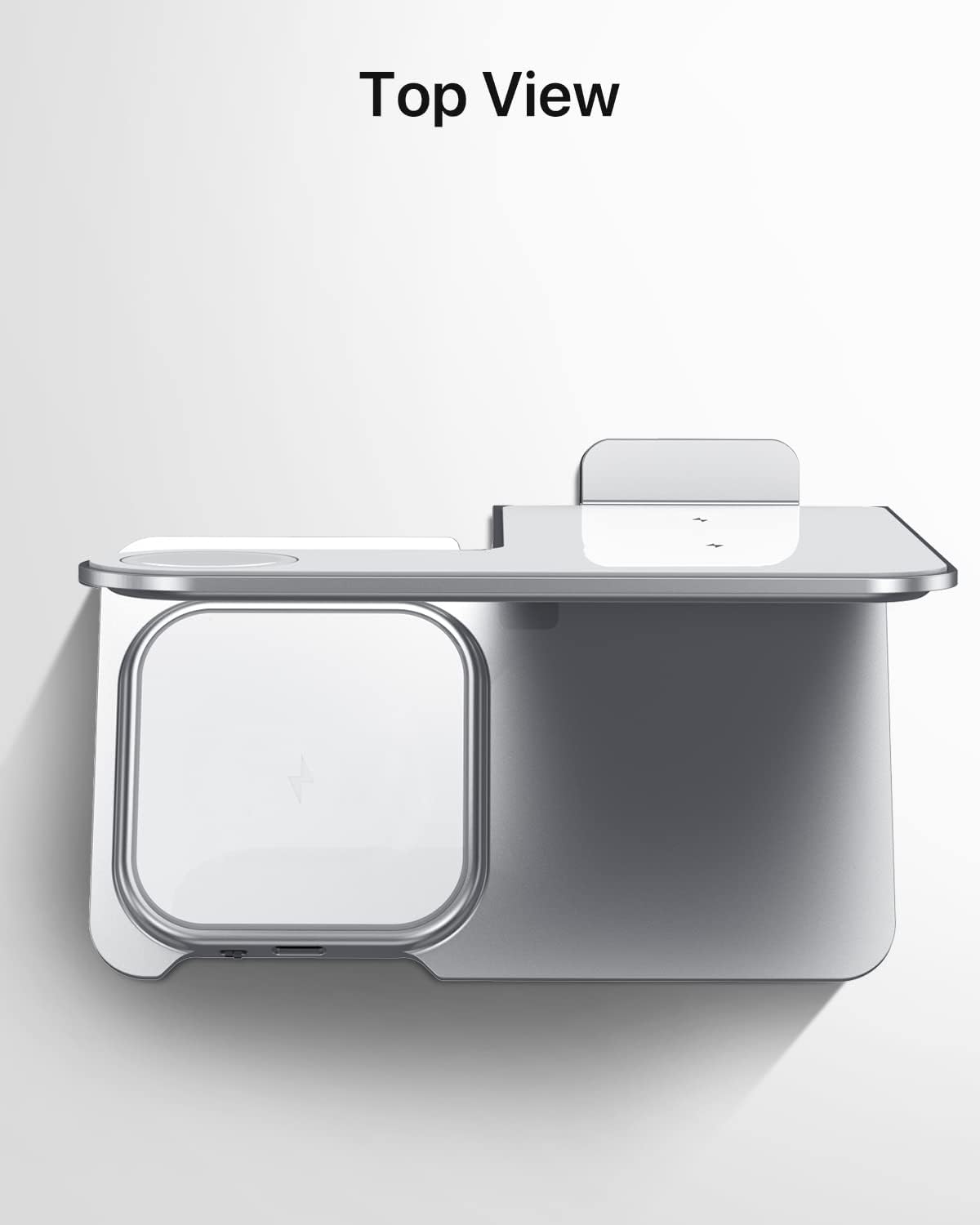 Intoval 3 in 1 Wireless Charger for iPhone 17/16/15/14/13/12,Wireless Charging Station for Apple Devices, Aluminum Charging Stand for iWatch 11 10 9 Ultra 3/2 SE 3/2,for AirPods 4 3 2 Pro 3/2