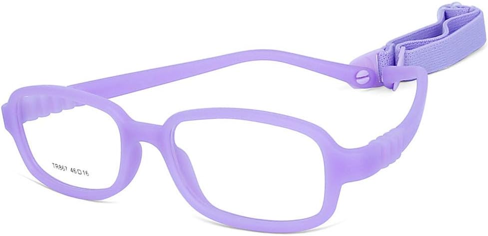 AQWANO Children Optical Glasses Frame tr90 Flexible Bendable One-piece Safe Eyeglasses Girls Boy