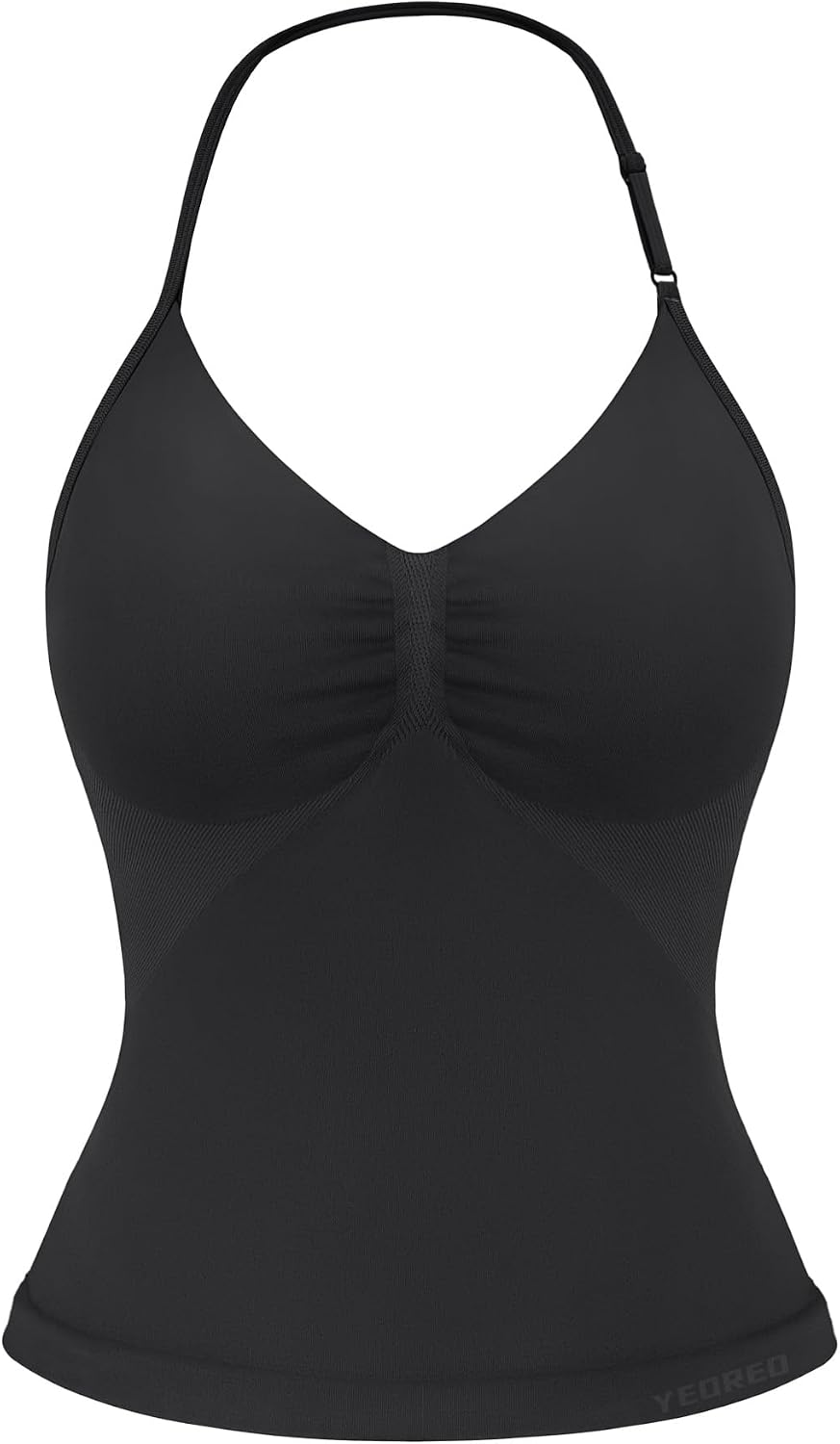 YEOREO SoftHue Impact Longline Strappy Top Women's Halter Workout Tank Tops