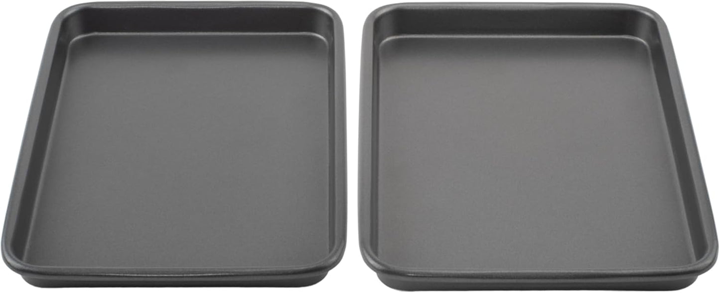 GoodCook Everyday Nonstick Carbon Steel 13” x 9” Baking Sheet Set, 3 Pack – Standard-Sized Carbon Steel Cooking Pans, Bakeware Set, Cookie Sheets for Baking, Oven Pan Set