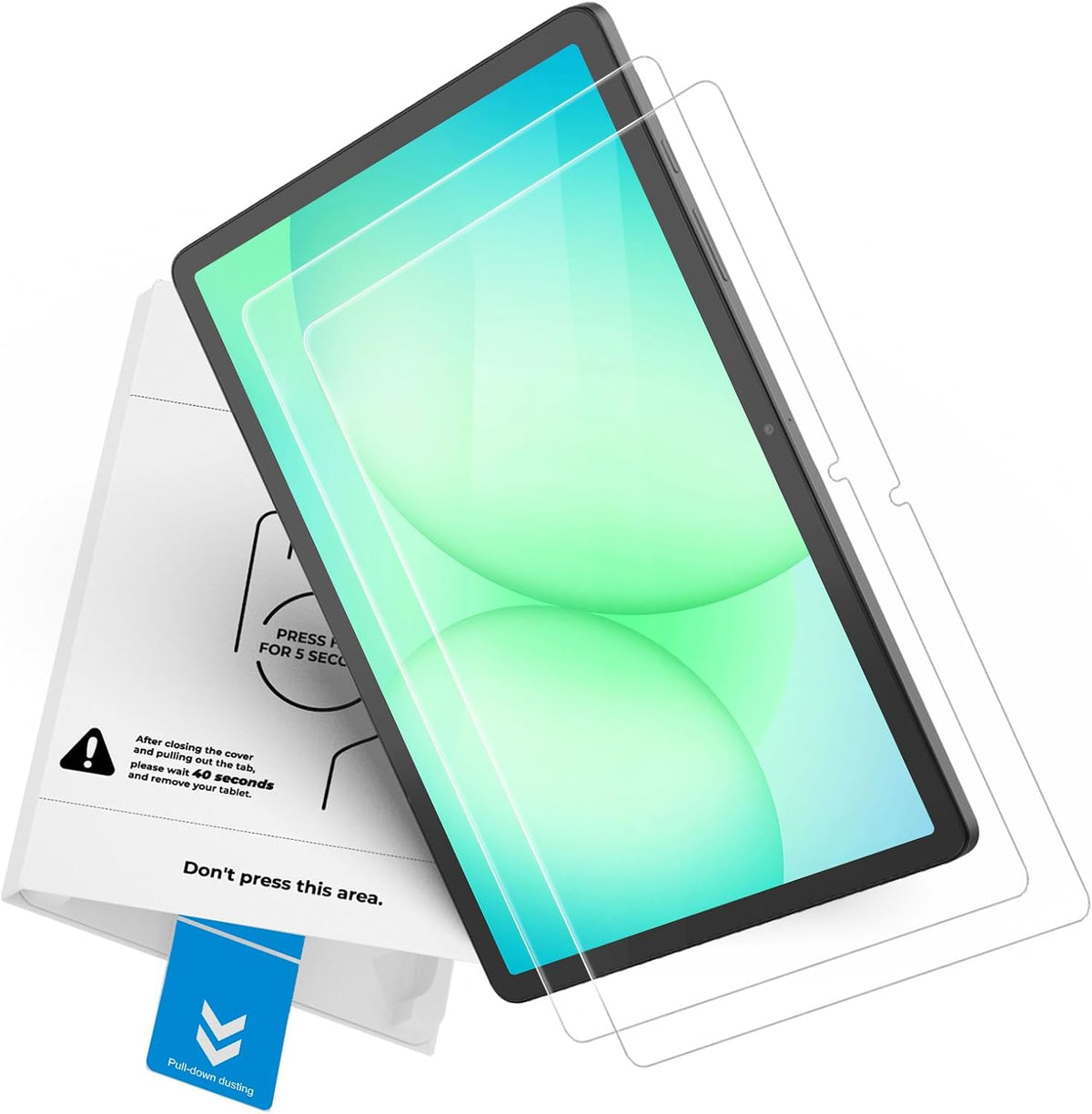 MOBDIK 2 Pack Screen Protector for iPad A16 11th / 10th Generation