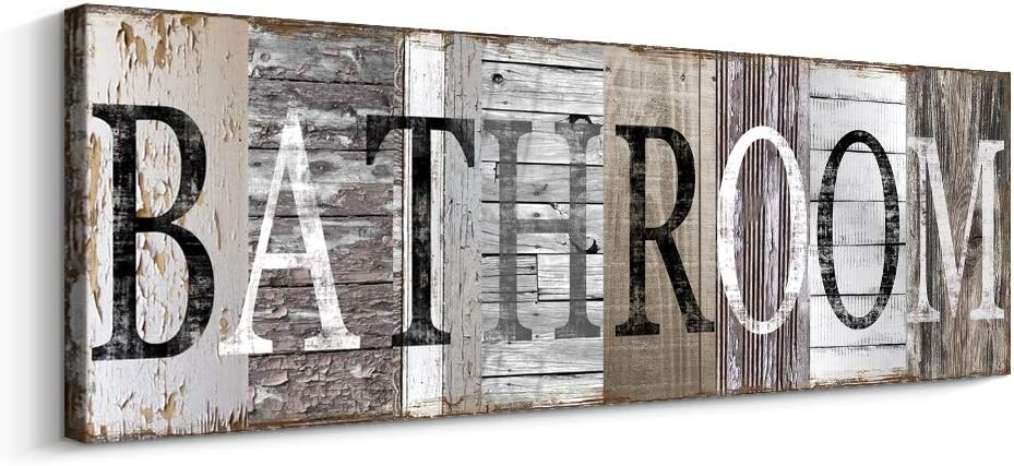 Pinetree Art Laundry Room Decor Canvas Wall Art Prints for rooms (With Solid Wood Inner Frame) (Laundry, 6 x 17 inch)