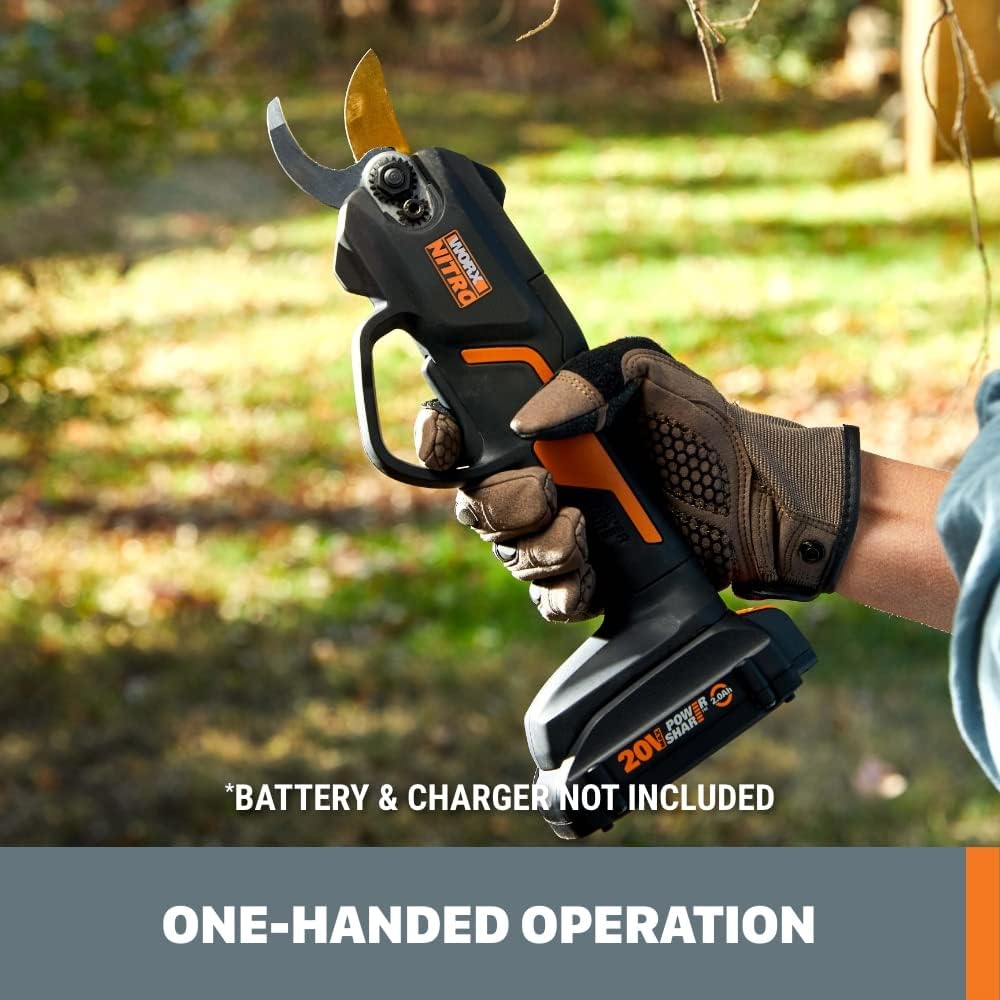 WORX Cordless Pruning Shear, 20V Powered Lopper Tool Only, WG330.9