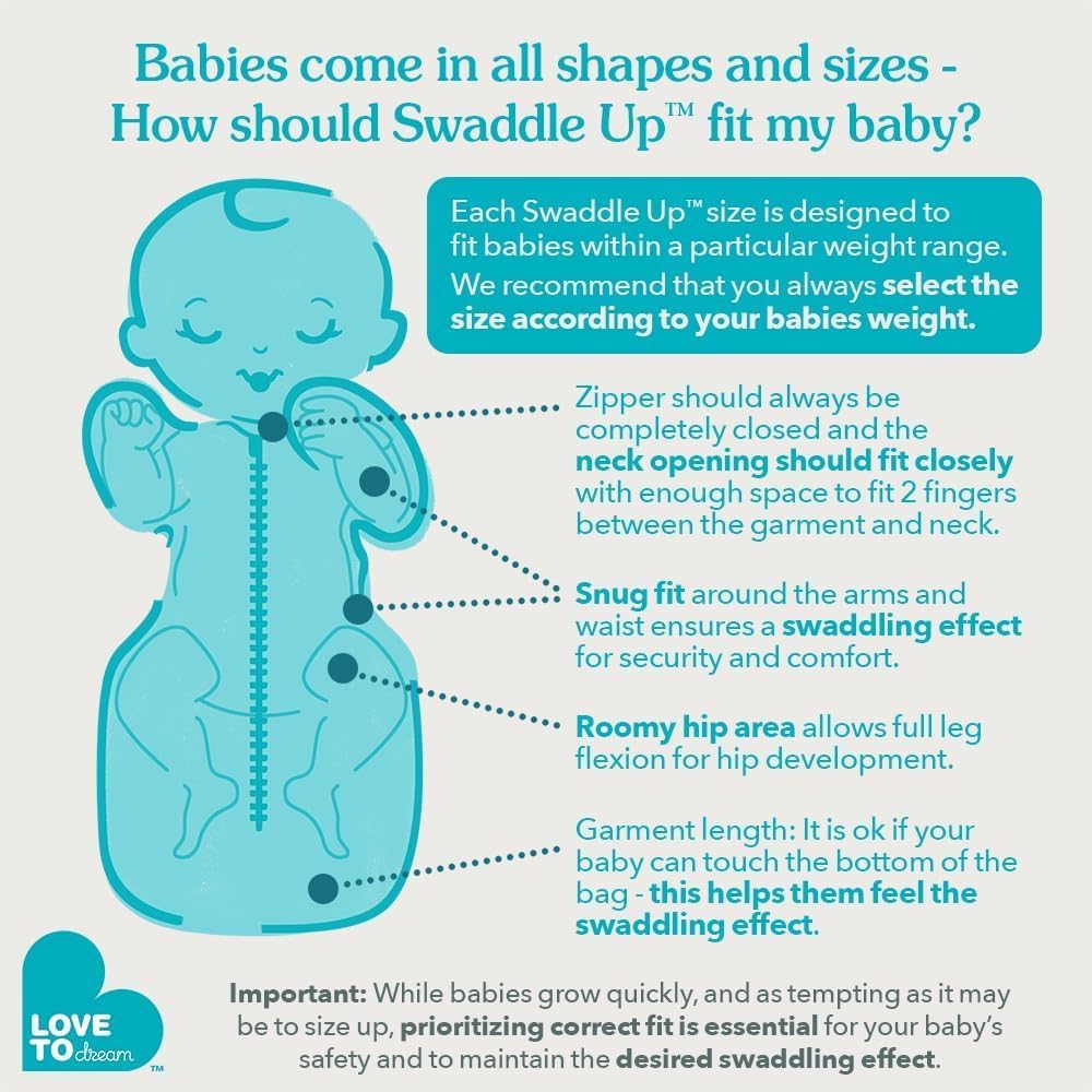 Love to Dream Swaddle Up Bamboo, Arms Up Position, Soft and Luxurious 100% Viscose from Bamboo - Wearable Blanket - 1.0 TOG - (20-24°C) Ideal for Moderate Temps, Newborn 5-8.5lbs, Cherries Blush