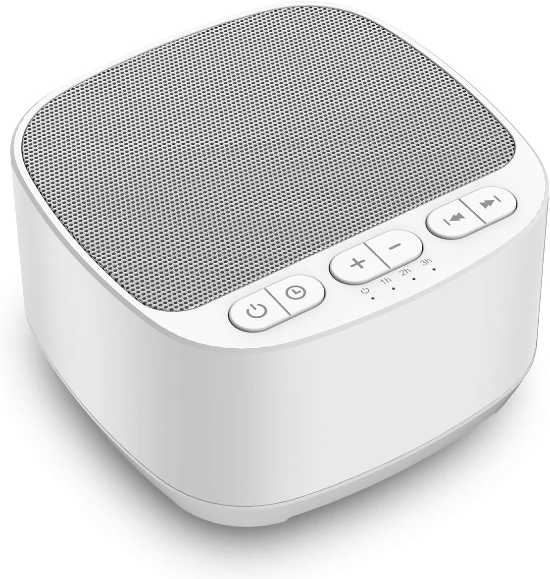 Magicteam Sleep Sound White Noise Machine with 40 Natural Soothing Sounds and Memory Function 32 Levels of Volume Powered by AC or USB and Sleep Timer Sound Therapy for Baby Kids Adults (B-Black)