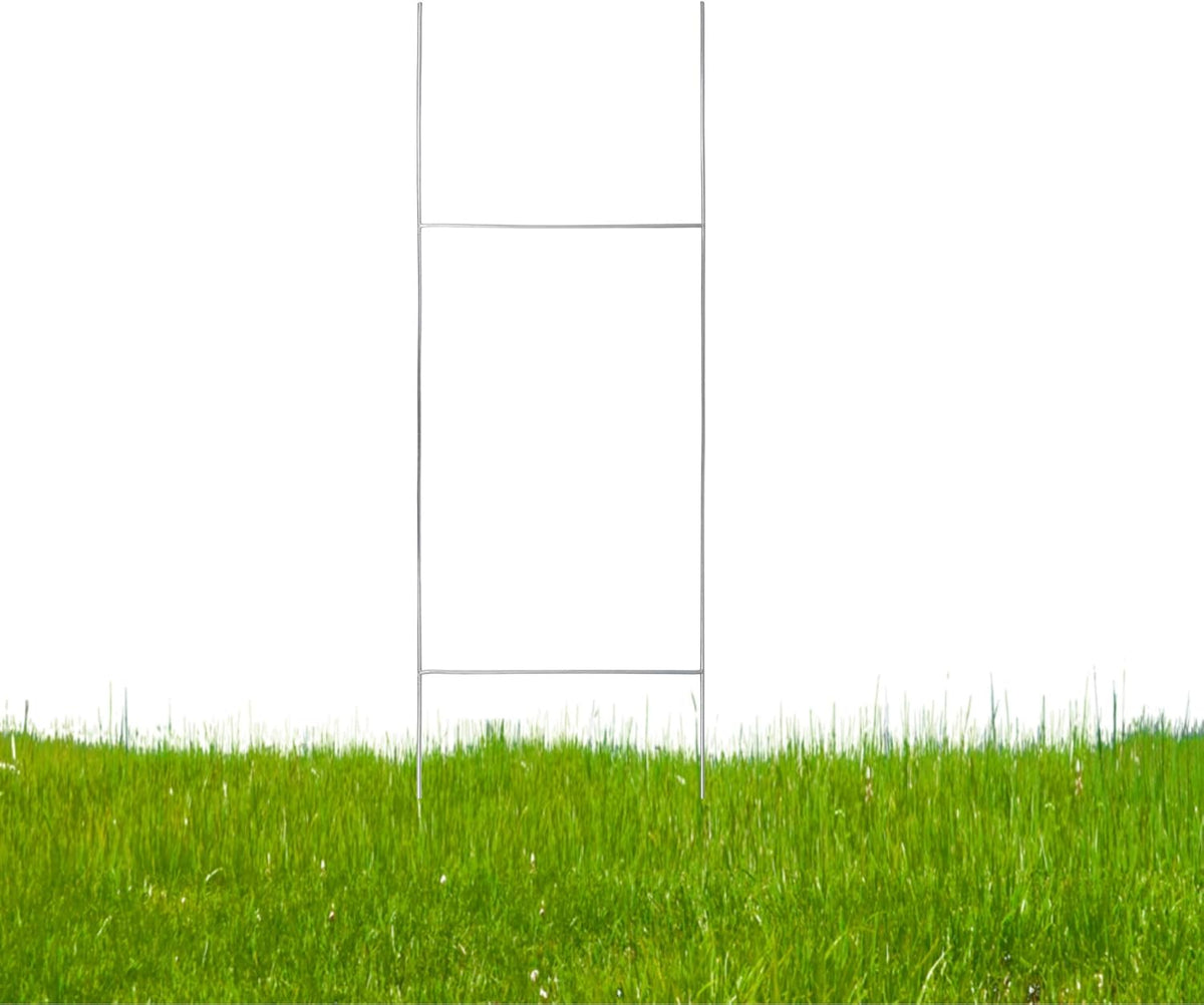 Yard Sign Stakes 30x10 - H Stakes for Yard Signs, 50 Pack