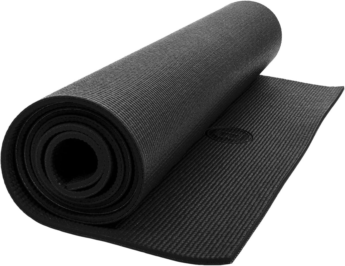 Body Sport Yoga Mat - High-Density, Non-Slip Surface with Shock Absorption - Ideal for Yoga, Pilates, and Home Workouts