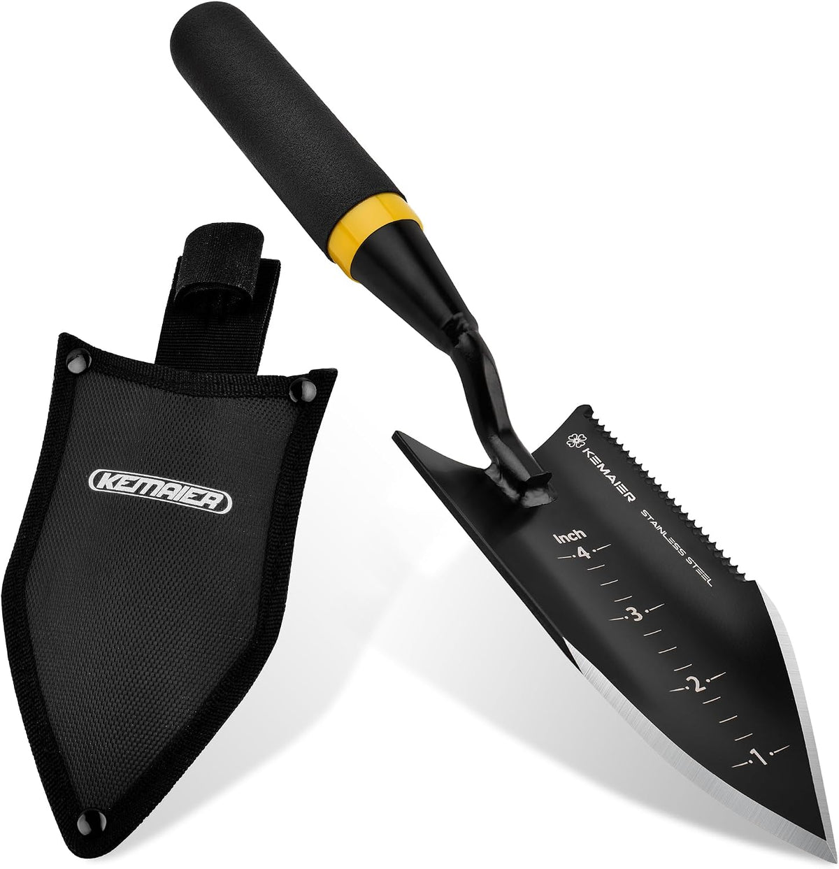 Kemaier Heavy Duty Stainless Steel Garden Trowel Shovel Tools