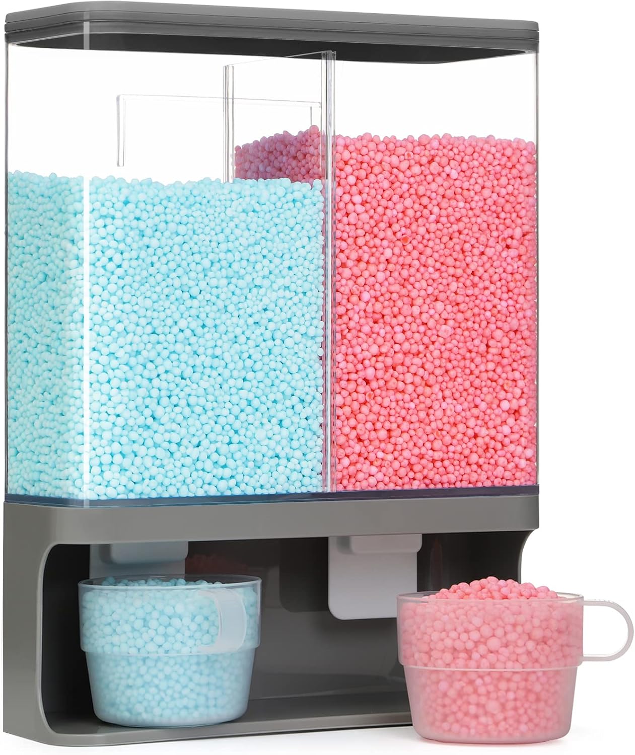 Conworld Laundry Detergent Dispenser, Scent Booster Beads Dispenser for Laundry Room Organization, Suitable for Beads, Stain Remover Powder