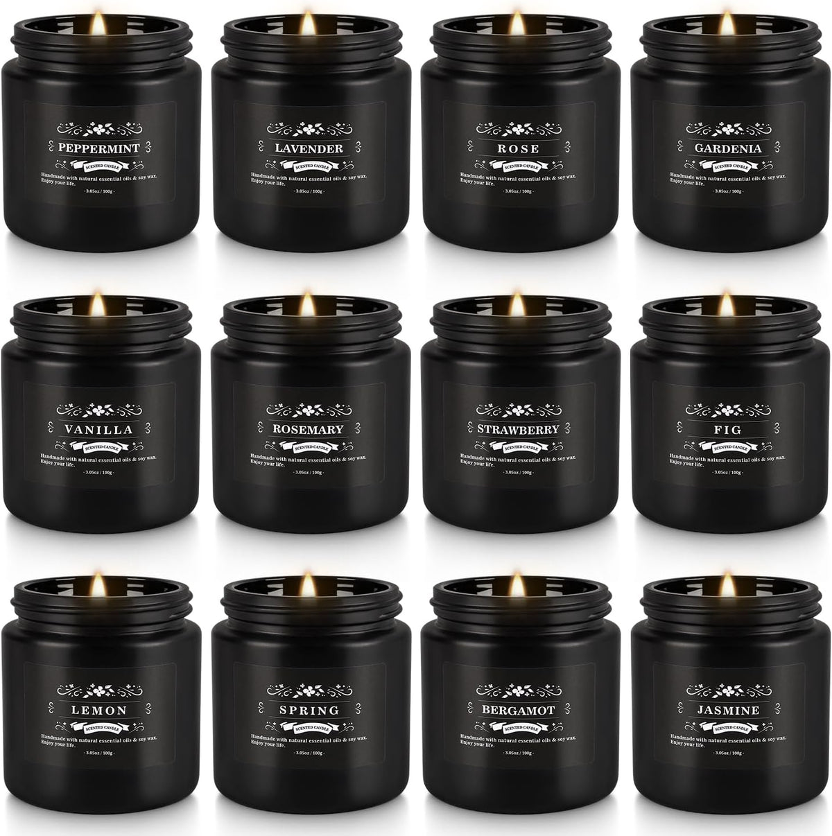 YOROXRG Set 16 Pack Scented Candles Gifts Soy Wax Travel Tin Jar Candles for Home 2.5 OZ Scented Candles for Mom for Christmas, Birthday, Thanksgiving, Mother's Day…