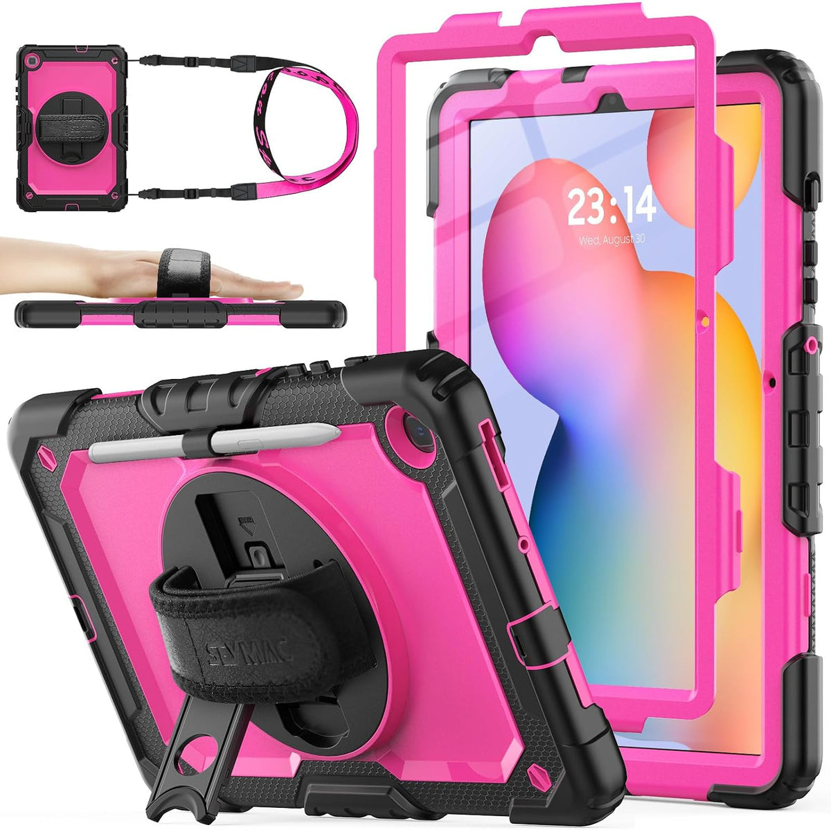SEYMAC stock Case for Samsung Galaxy Tab S6 Lite (2024-2020) 10.4'' SkyBlue