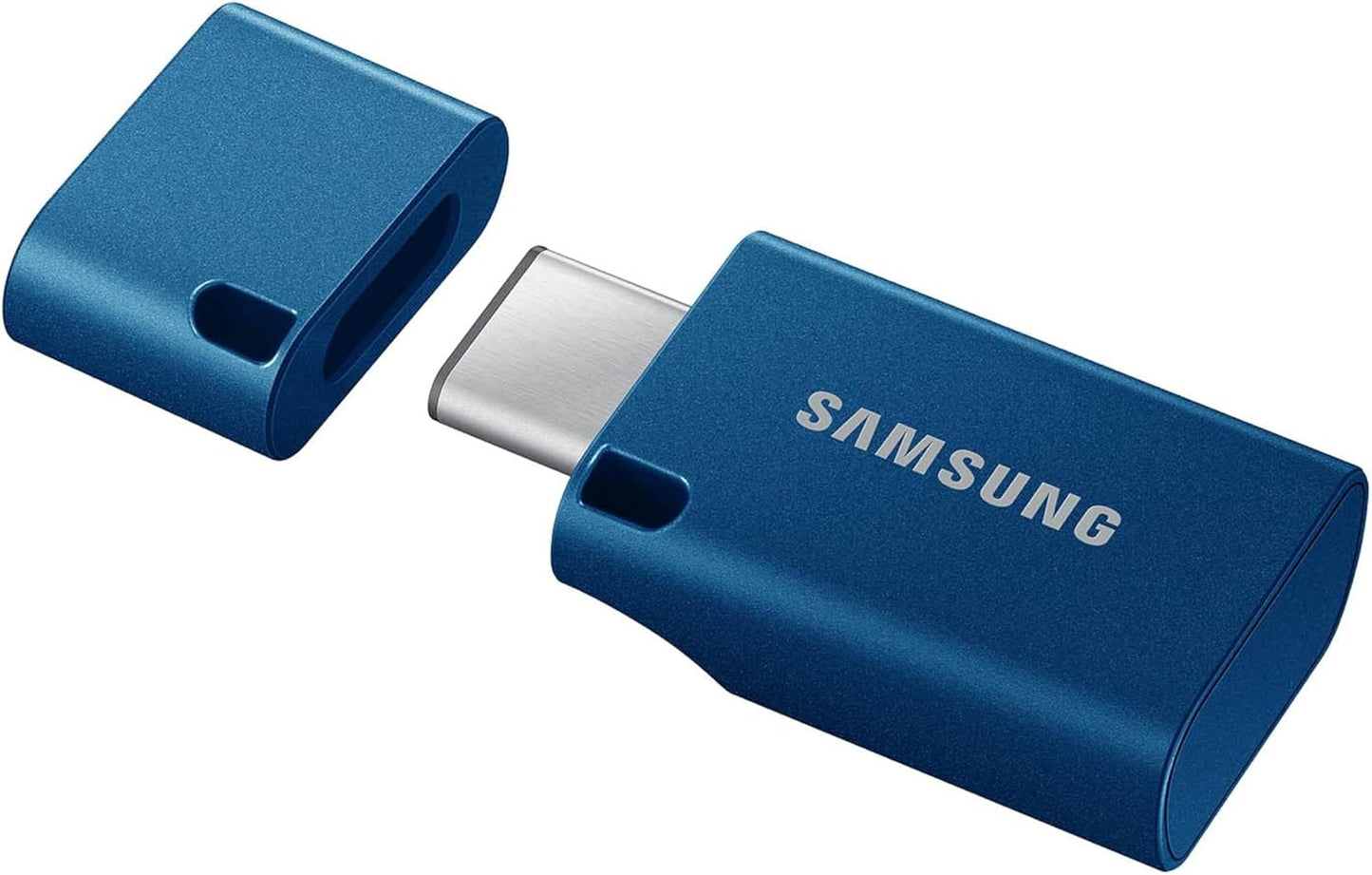 Samsung Type-C USB Flash Drive, 256GB, Transfers 4GB Files in 11 Secs w/Up to 400MB/s USB 3.2 Gen 1 Read Speeds, Compatible w/USB 3.0/2.0, Waterproof, 2022, Blue, MUF-256DA/AM
