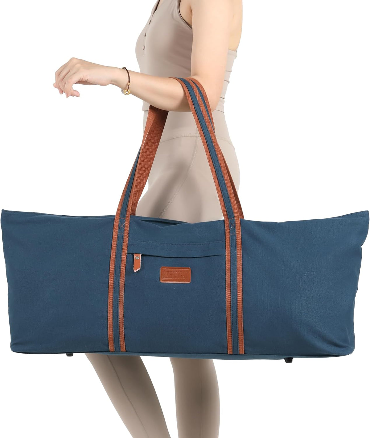 Large Yoga Mat Tote Sports Gym Pilates Carrier Shoe Bag for Women