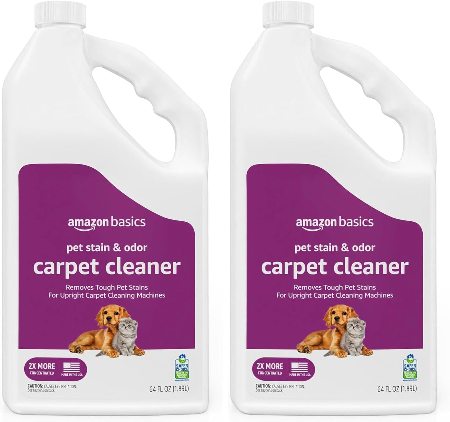 Amazon Basics Carpet Cleaner, Carpet Stain Remover, Fresh Scent, 64 fl oz, Packaging May Vary