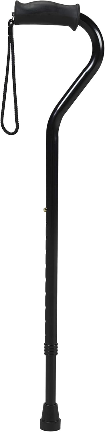 Soft Silicone Handle Offset Adjustable Cane