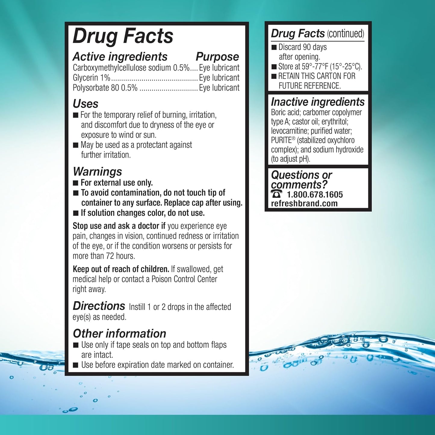Refresh DIGITAL Lubricant Eye Drops Artificial Tears, 0.33 fl oz (10 mL)