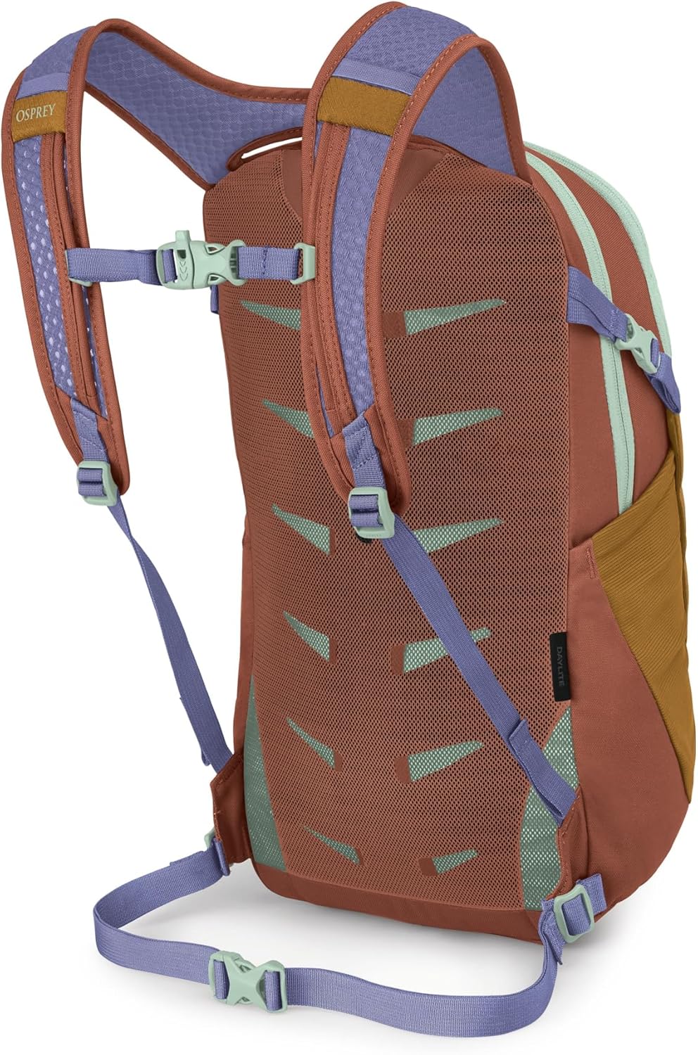 Osprey Daylite Commuter Backpack - Lightweight Everyday Bag with Laptop Sleeve, Bottle Pockets, Barley Brown/Multi