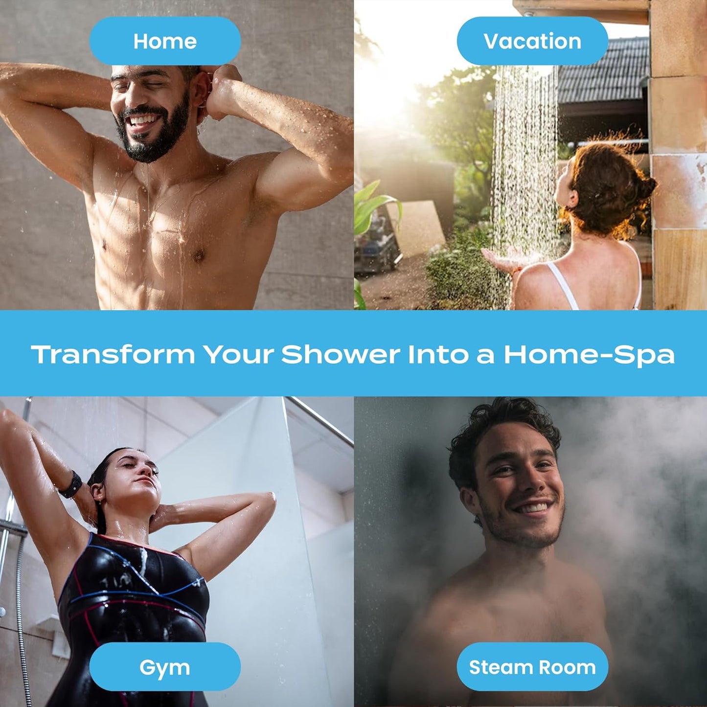 Body Restore Shower Steamers Aromatherapy 6 Pack – Fathers Day Gift for Dad, Birthday Gifts for Women & Men, Spa Stress Relief & Relaxation Self Care Gifts – Premium Bloom Essential Oil Tablets