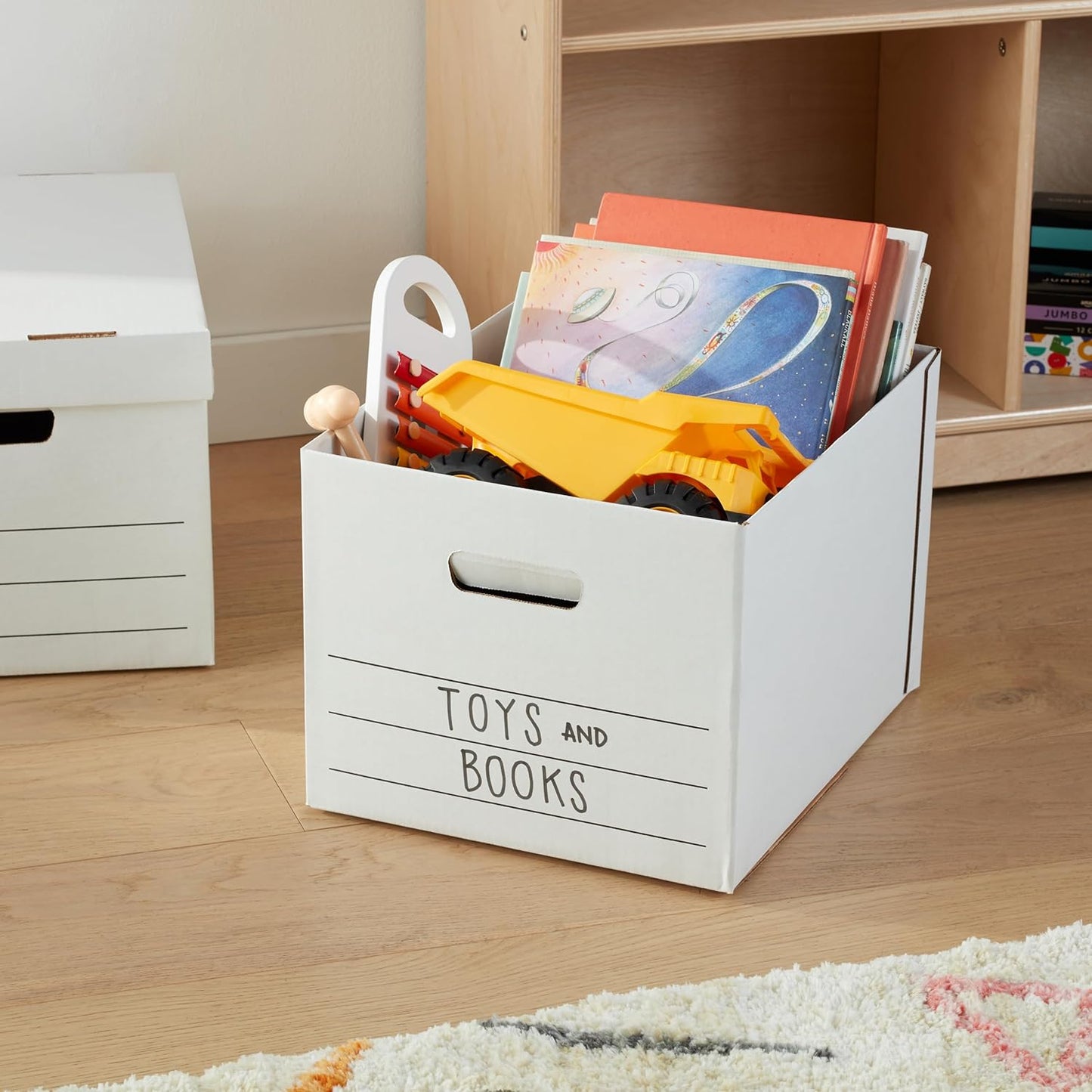 Amazon Basics Storage/Filing Boxes with Lift-Off Lid, Letter/Legal Size, Collapsible, Tape-Free Assembly, White, 16.2" L x 12.5" W x 10.5" H, 20-Pack