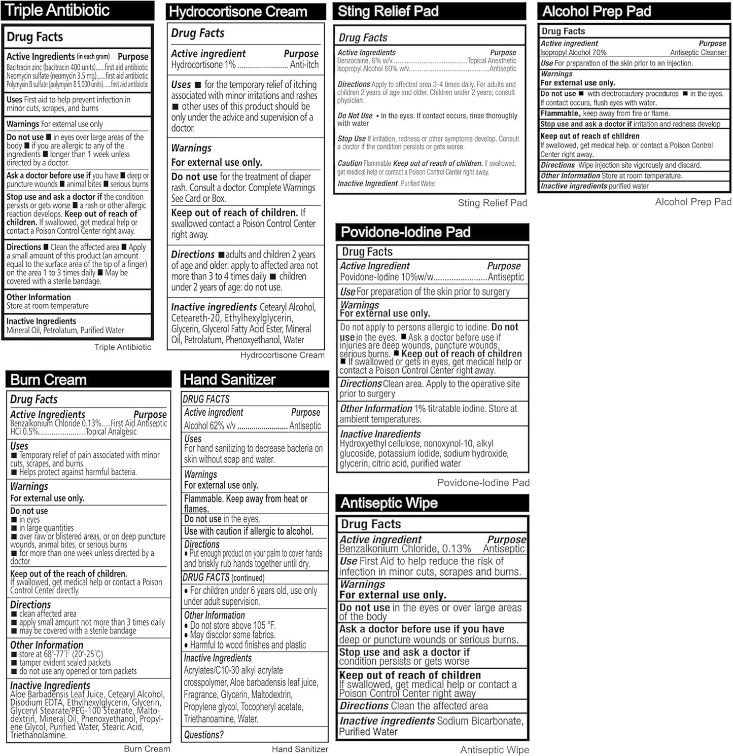 General Medi 360 Pieces Hardcase First Aid Kit - Comprehensive Large First Aid Box Contains Premium Medical Supplies for Travel, Home, Office, Vehicle, Camping, Workplace & Outdoor