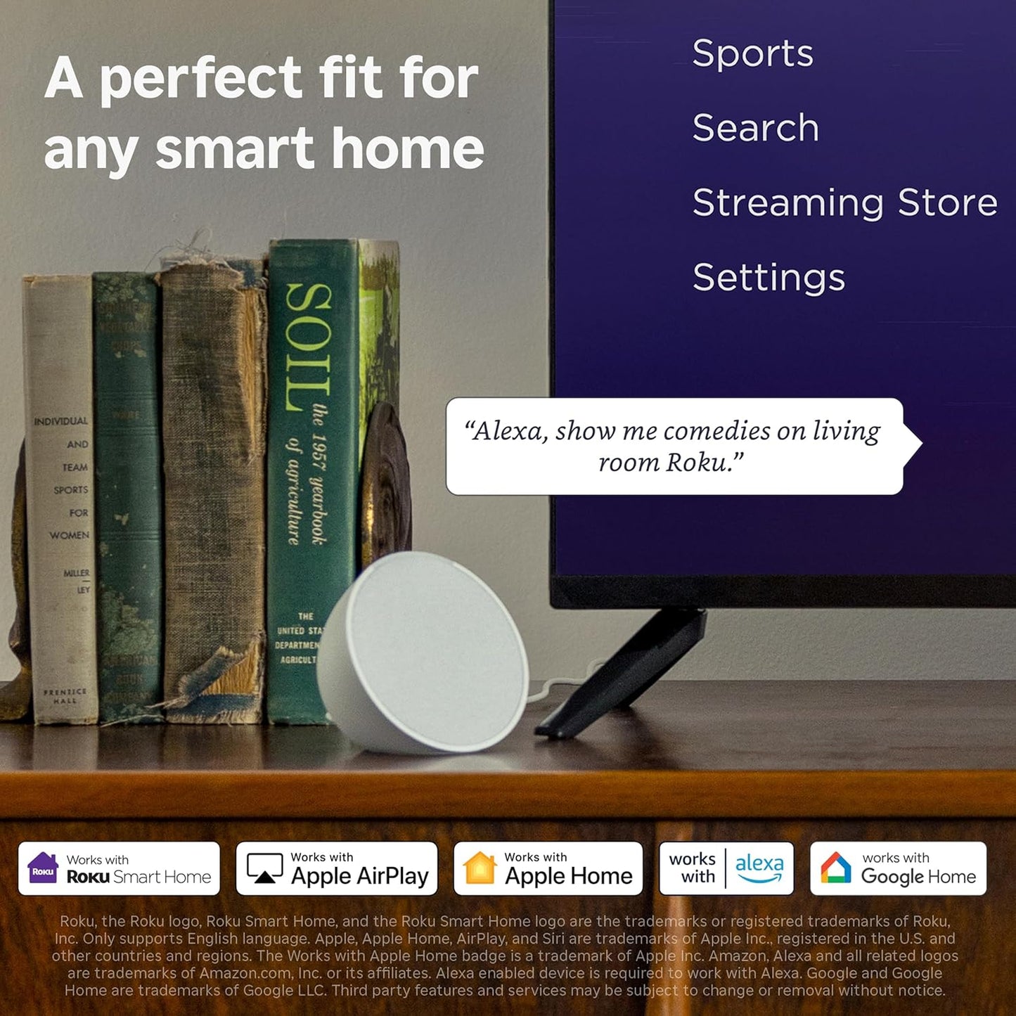 Roku Smart TV 2026 – 32-Inch Select Series, 1080p Full HD TV – Roku TV with Voice Remote – Flat Screen LED Television with Wi-Fi for Streaming Live Local News Sports & Movies, Bluetooth Headphone Mode