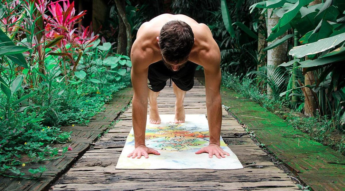 Shakti Warrior TPE Yoga Mat (72 inch x 24 inch x 6mm Thick)