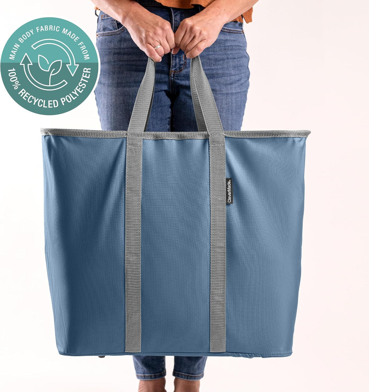 Collapsible Laundry Caddy - Denim/Shadow Gray(2PK)