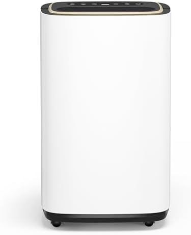 Manistin 5000 Sq.Ft Dehumidifier for Basement with Drain Hose, 52 Pint Dehumidifiers for Home, 3 Modes, Humidity Display & Timer & Child Lock, Large Room Compressor for Bedroom/Bathroom/Laundry