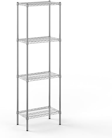 14" Deep x 24" Wide x 74" Height Wire Shelving Kit | 4-Tier | NSF Commercial Storage Rack Unit