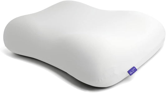 Deep Sleep Memory Foam Pillow for Back & Side Sleepers, Calm Grey