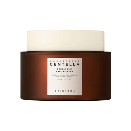 SKIN1004 Probio Cica Enrich Cream 1.69 fl.oz, 50ml, Korean Face Moisturiser, Night Face Cream with Madagascar Centella, Hydrating Moisturizer for Soothing and Strengthening the Skin, Korean Skin Care