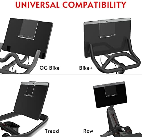 Tablet Holder Mount Compatible with Peloton Bike & Bike Plus & Row & Tread, Holder for iPad, Phone/Tablet Stand for Exercise Bicycle & Treadmill Accessories, Not for Cross Training Series