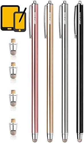 Stylus Pen Styluses Pens Long Extra Universal Pencil Capacitive Stylus Tablets Tablet Touch Screen Touchscreens Stylus for Apple iPad Pro iPad mini iPad Air iPhone with Replacement Tip