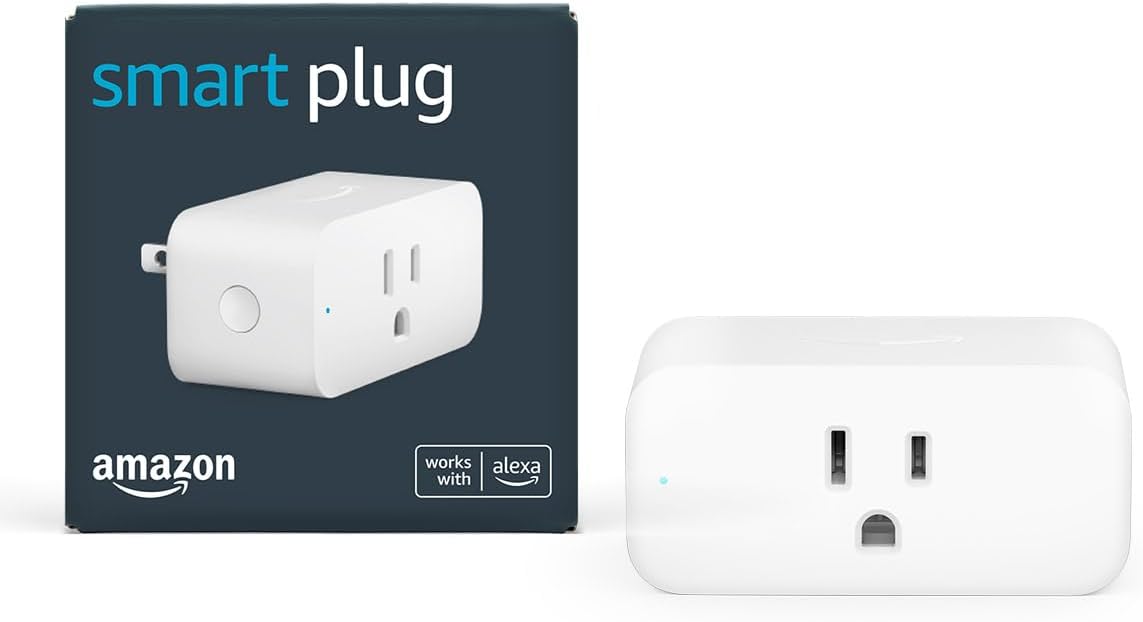 Amazon Smart Plug, Works with Alexa, Simple Setup, Endless Possibilities