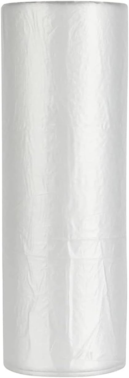 Mr Miracle Plastic Produce Bags for Food Storage - 12"x20" Clear Grocery Bag for Fruits, Vegetables, Bread - Easy Peel-Off Design, Continuous Roll, 1.75" Core, Pack of 360 Bags [1 roll]