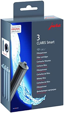 Jura 71794 "Claris Smart Filter Cartridge, Grey, 3-Piece, 5 x 10 x 10 cm