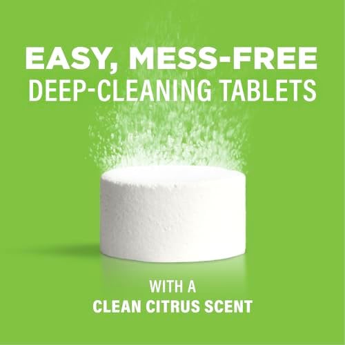 Affresh Garbage Disposal Cleaner, Helps Power Away Odor Causing Bacteria, Debris & Grime in Grind Chamber, Impeller & Drain Pipe, 12 Tablets, 1 Year Supply