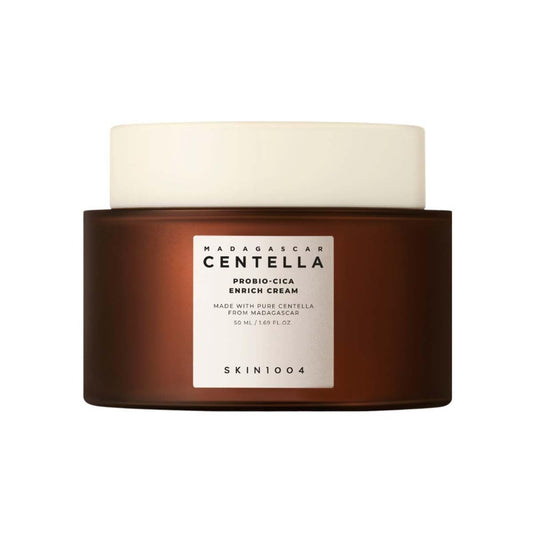 SKIN1004 Probio Cica Enrich Cream 1.69 fl.oz, 50ml, Korean Face Moisturiser, Night Face Cream with Madagascar Centella, Hydrating Moisturizer for Soothing and Strengthening the Skin, Korean Skin Care