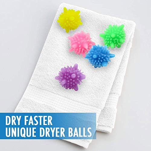 Washer Balls,Reusable Tangle-Free Eco-Friendly Laundry Scrubbing Balls,Solid Colorful Laundry Washing Balls Enhance Your Machine Cleaning Power (15 Pcs)