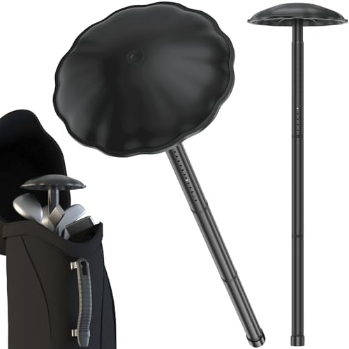Golf Travel Bag Support Pole - Heavy-Duty Alloy Steel Golf Club Protector with ABS Cover, Adjustable 27-56 Inch, Tool-Free Installation for Travel Bags