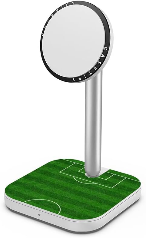 CASETiFY PowerThru 2-in-1 Charging Stand - Soccer Pitch