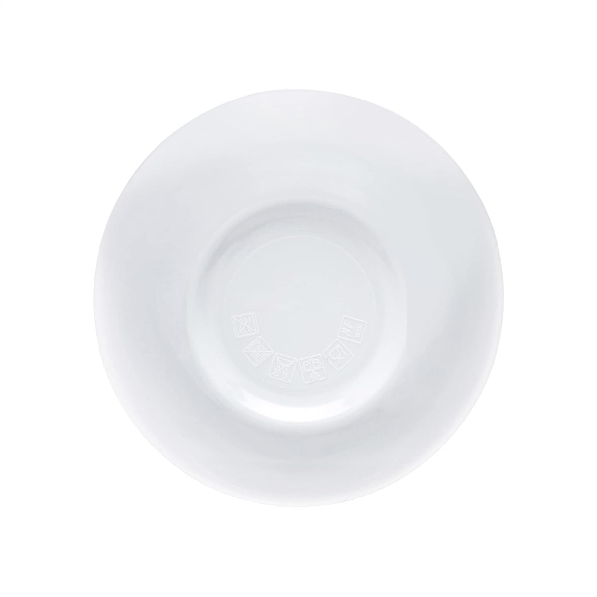 Amazon Basics Melamine Small Bowls for Sauces, Dessert, Round Serving Bowls, BPA Free, Dishwasher Safe, 8 oz, White, 6-Piece Set